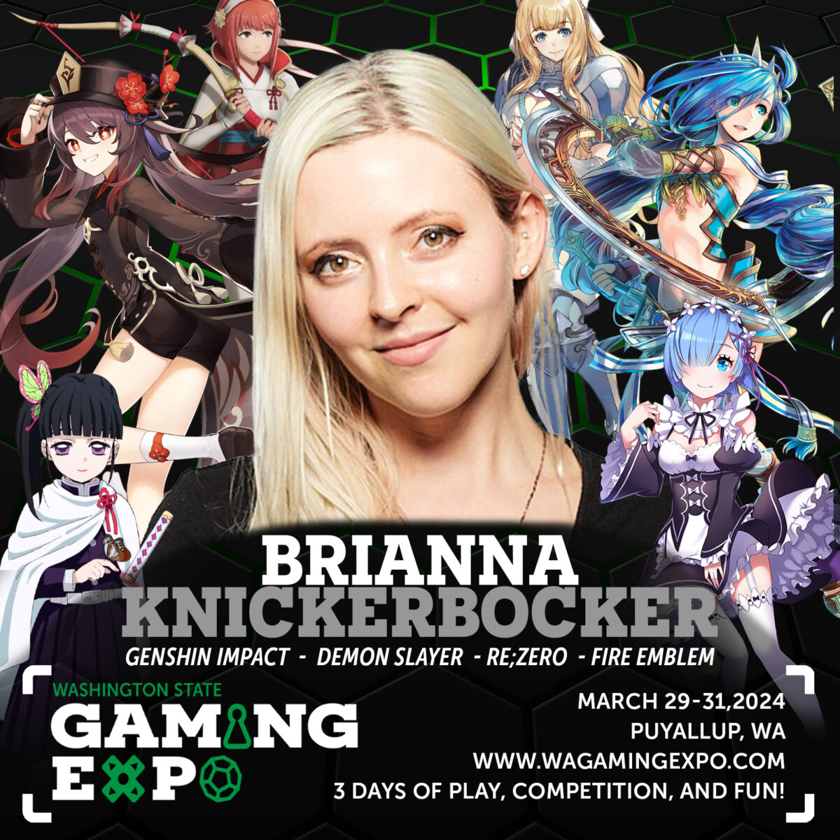 Brianna Knickerbocker Washington State Gaming Expo